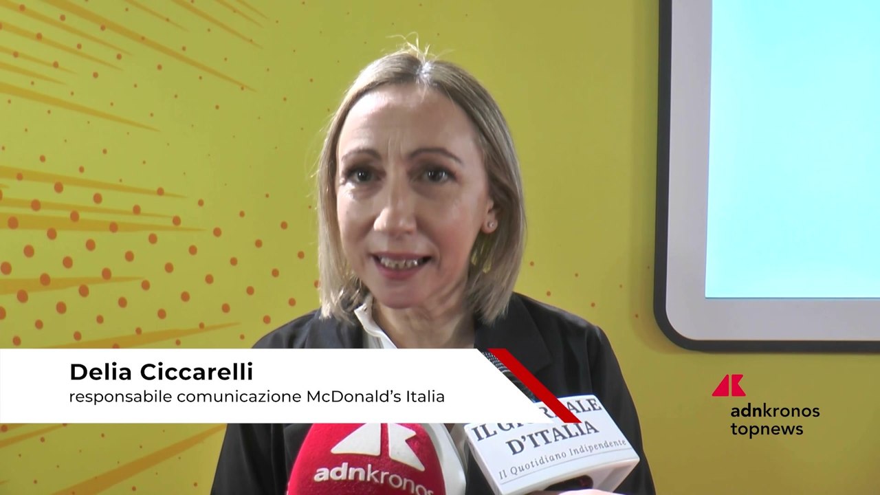 Imprese: Ciccarelli (McDonald?s Italia), ?ampio palinsesto di iniziative per celebrare i 40 anni in Italia?