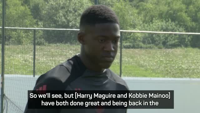 Carrick quizzed over Mainoo and Maguire contracts after England recall