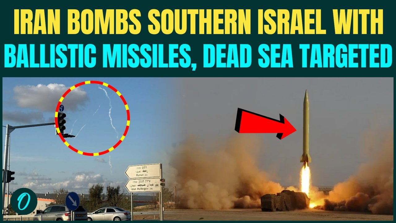 Iron Dome FOOLED? Iran ATTACKS Southern Israel With Ballistic Missiles, Dead Sea, Negev Targeted