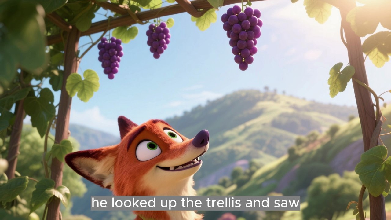 The Fox and the Grapes | Aesop's Fables | Children's Fairy Tales | Fabulous Fables