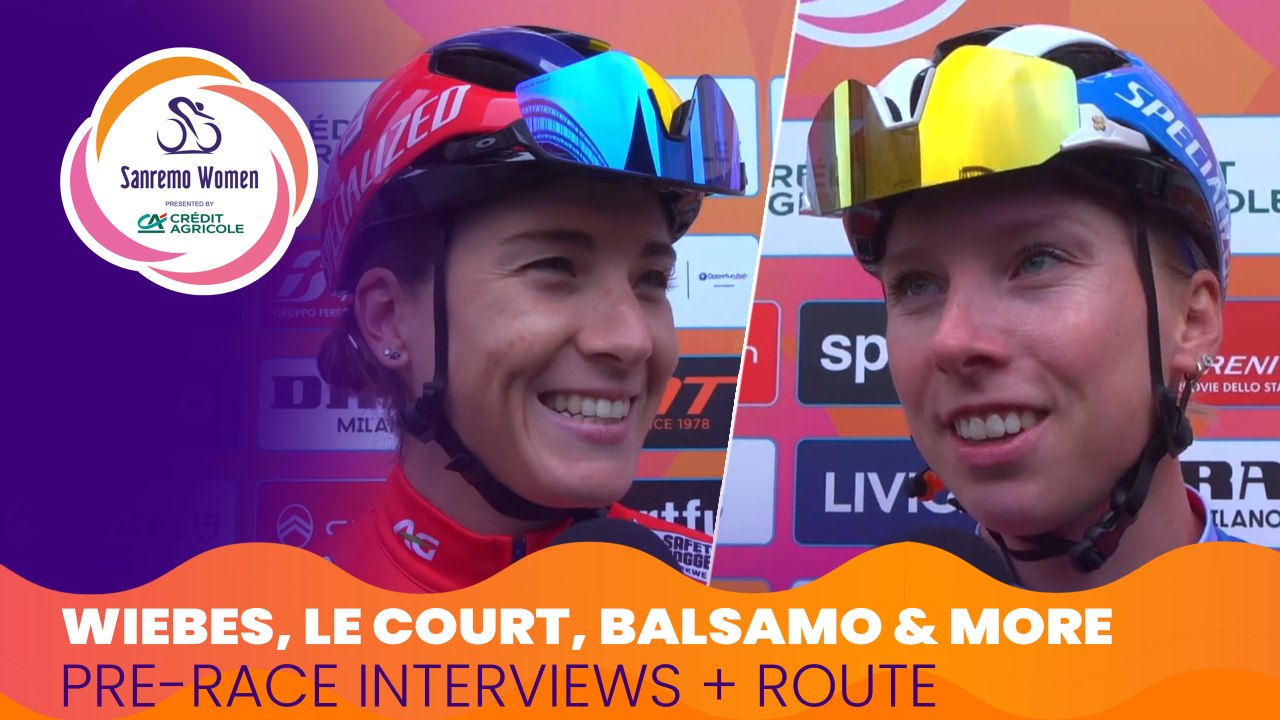 Wiebes: "We have a lot of cards to play today." 🗣️ | Sanremo Women 2026