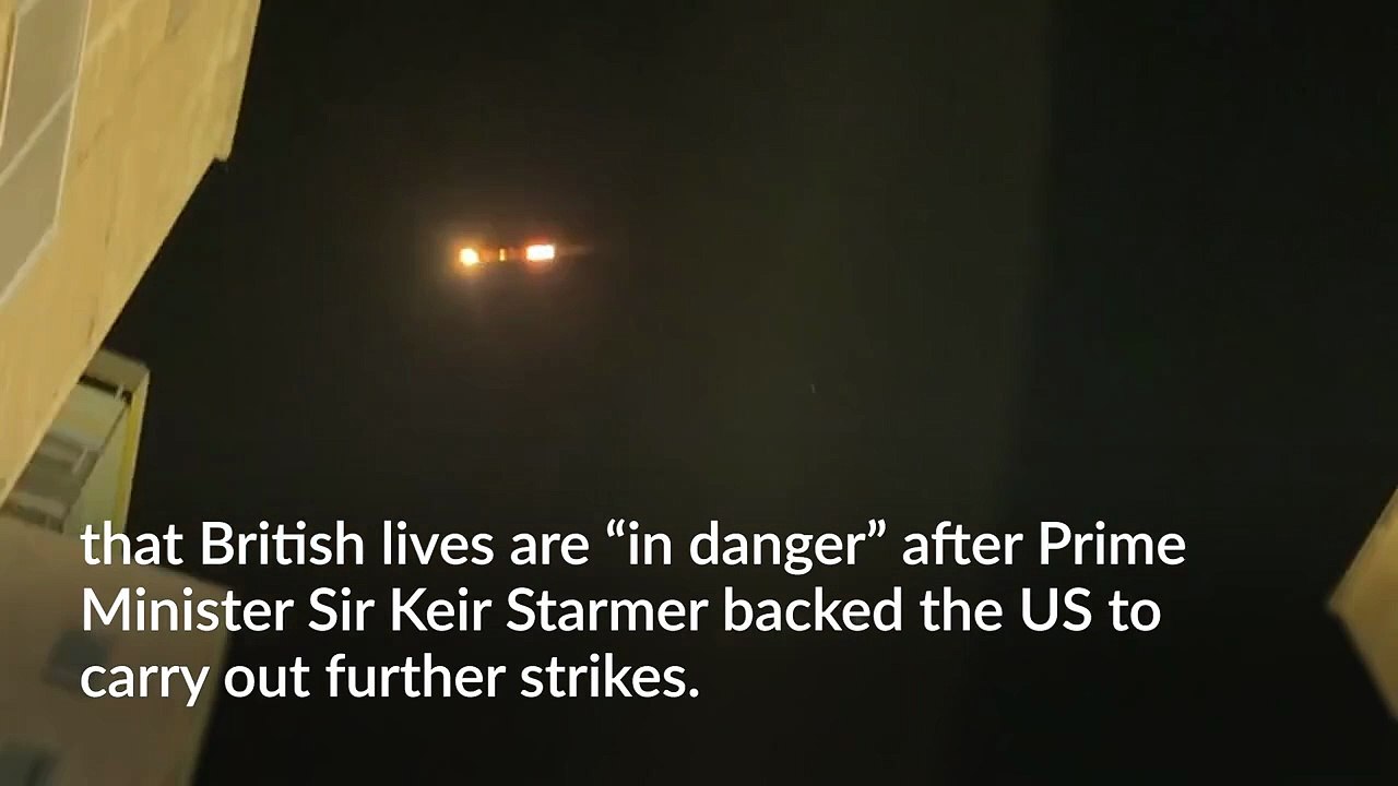 Iran targets Diego Garcia with missiles after warning British lives ‘in danger’