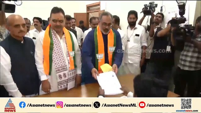 നേമം മണ്ഡലത്തിൽ BJP അക്കൗണ്ട് തുറക്കുമോ?; രാജീവ് ചന്ദ്രശേഖർ നാമനിർദ്ദേശ പത്രിക സമർപ്പിച്ചു |Nemom