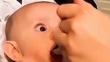 when baby have his favorite food very cute and funny reaction