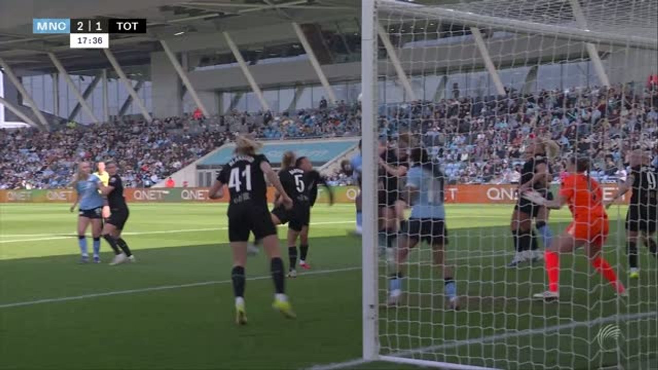 Shaw nets record-breaking hat-trick as Man City defeat Tottenham