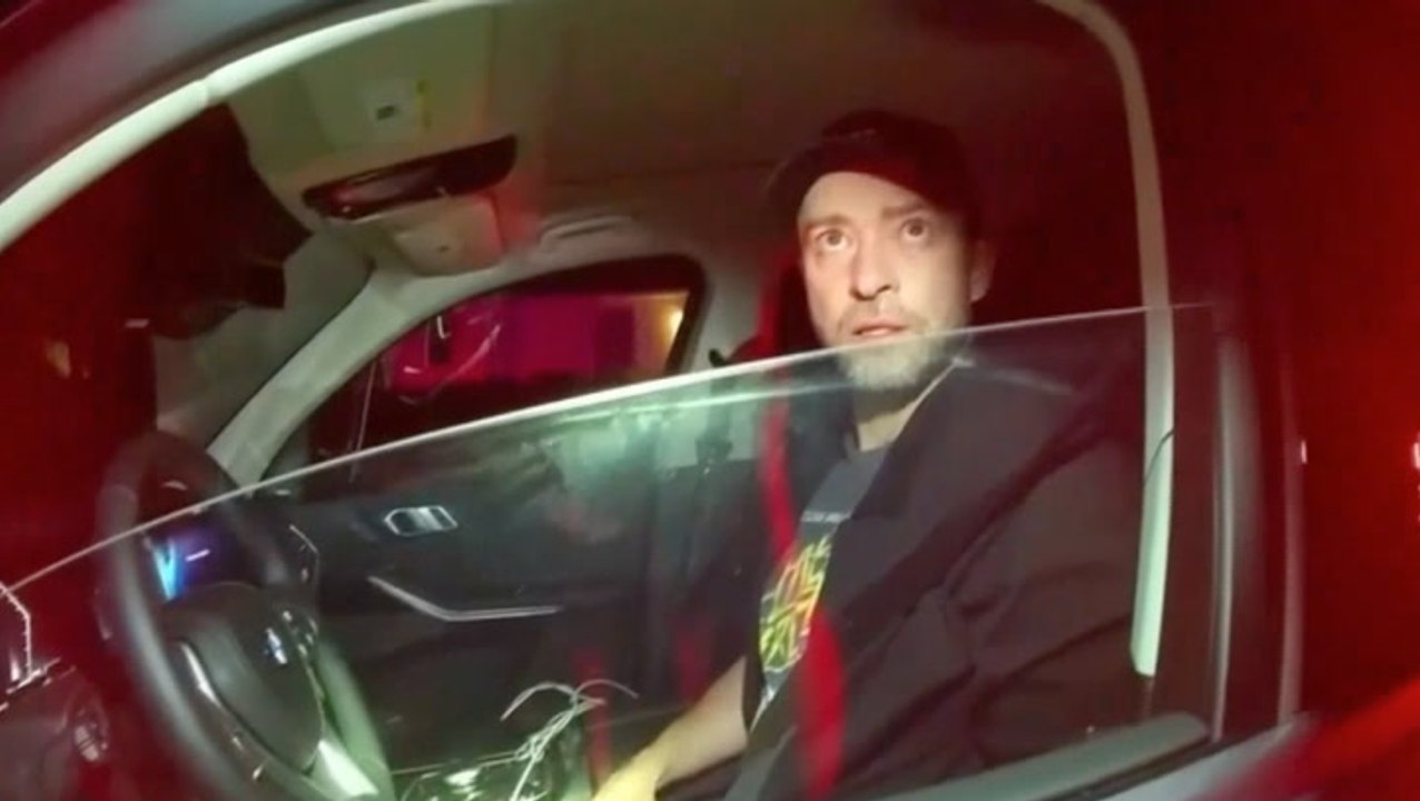 Footage of Justin Timberlake’s drink driving arrest released by police