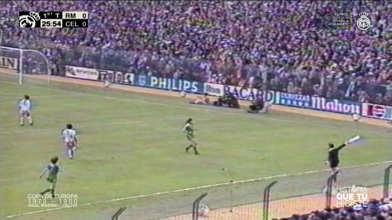 Real Madrid CF vs Celtic de Glasgow FC Copa de Europa 1979 1980 RM TV Domingo 27 septiembre 2020