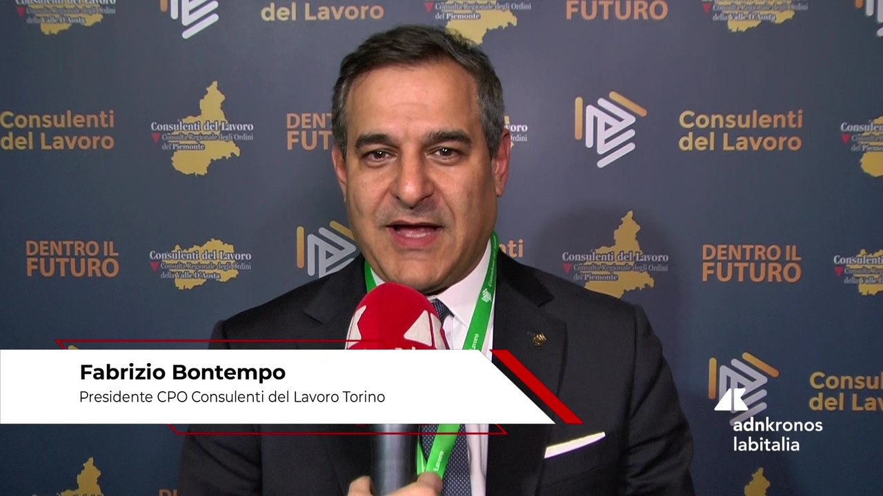 Consulenti lavoro: Bontempo (pres. CPO Torino) "Noi sempre pi? sul territorio, anche nelle scuole"