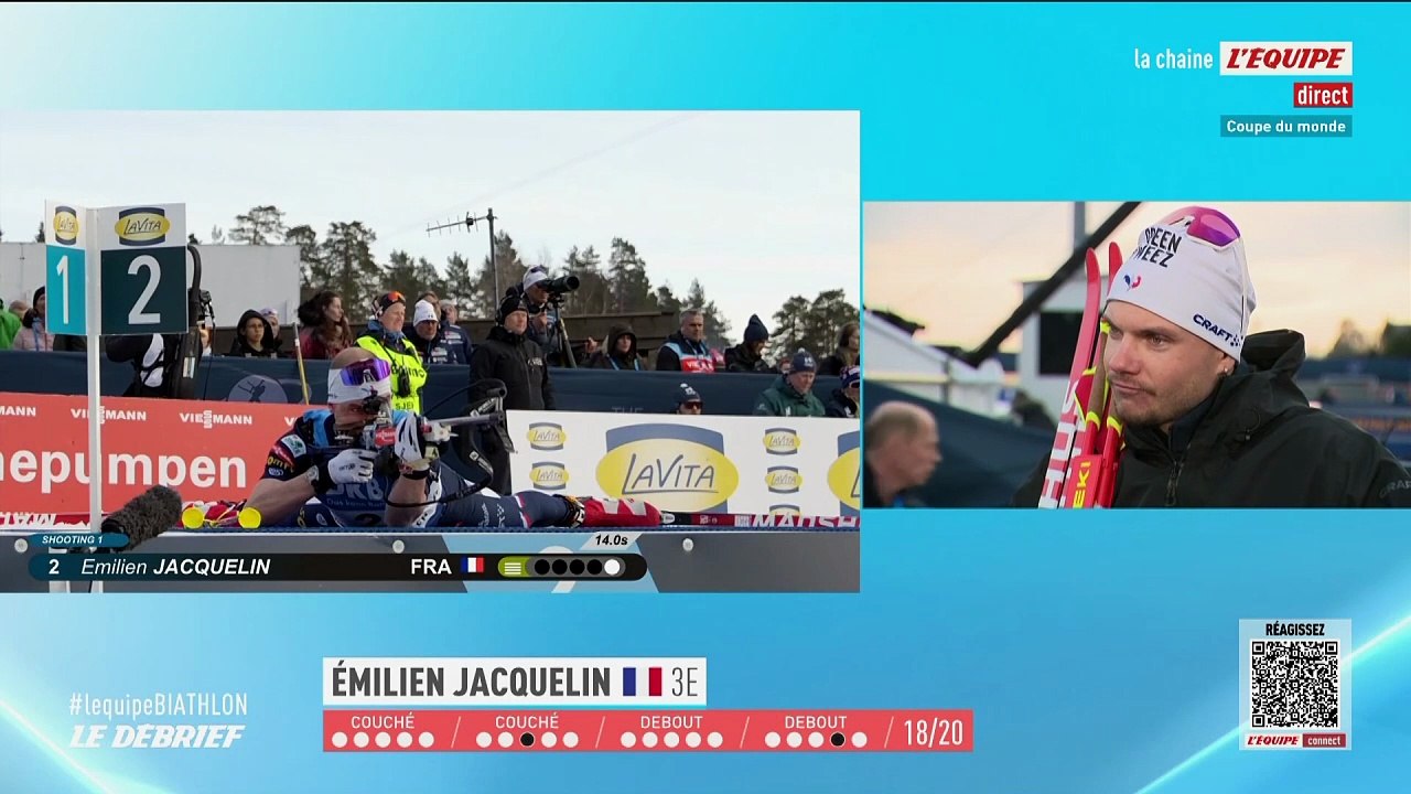 Émilien Jacquelin : « Éric (Perrot) et Sturla (Laegreid) ne nous laissent que des miettes » - Biathlon - Coupe du monde (H)