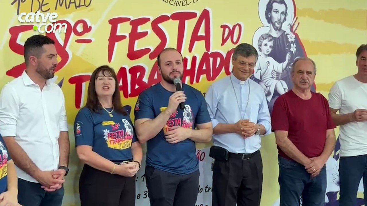 58ª Edição da Festa do Trabalhador é lançada em Cascavel