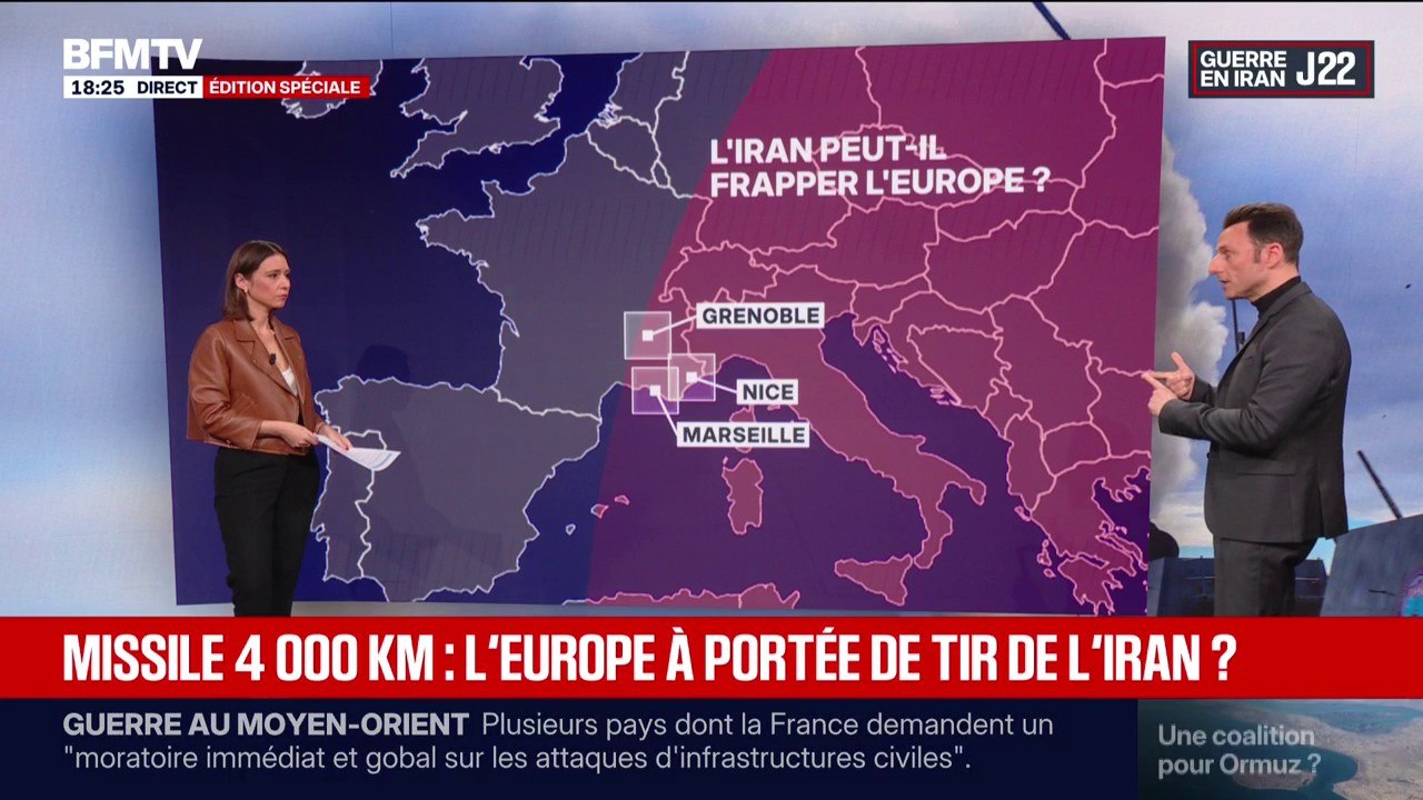 Portée des missiles à 4.000 kilomètres: l'Iran peut-il frapper l'Europe ?