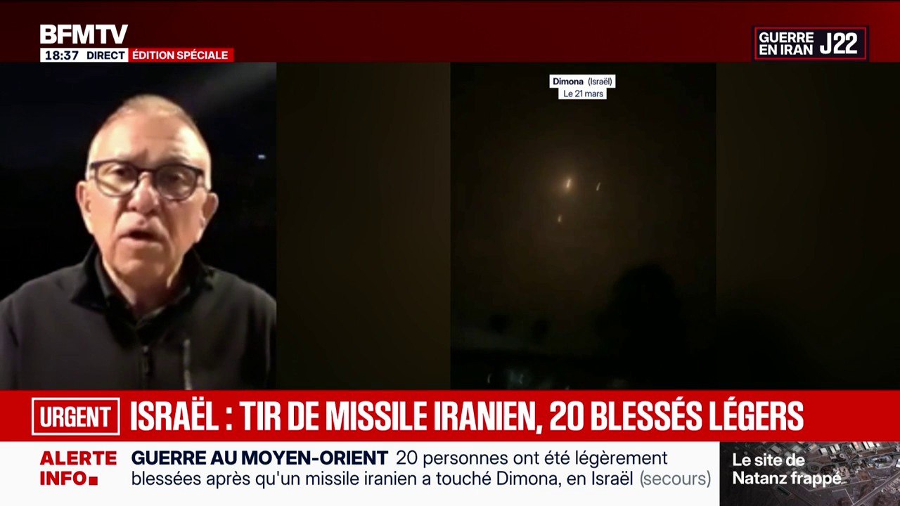 Guerre au Moyen-Orient : un missile iranien a frappé Dimona en Israël, blessant légèrement 20 personnes