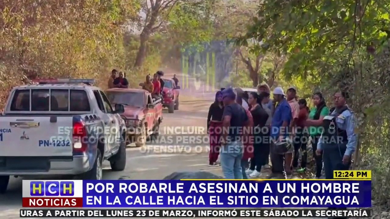 ¡Despiadados! Asaltantes no solo le robaron la moto, sino también la vida a hombre en Comayagua