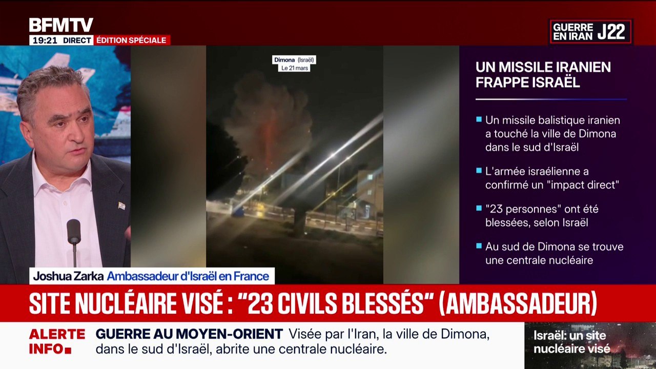 "L'Iran n'a plus la même capacité militaire", assure Joshua Zarka, ambassadeur d'Israël en France