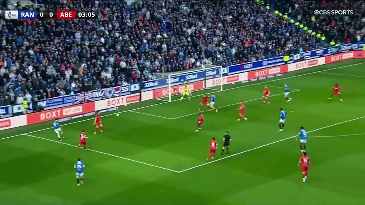 Rangers Vs Aberdeen 1 half