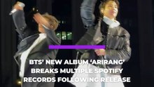 BTS’ NEW ALBUM ‘ARIRANG’ BREAKS MULTIPLE SPOTIFY RECORDS FOLLOWING RELEASE