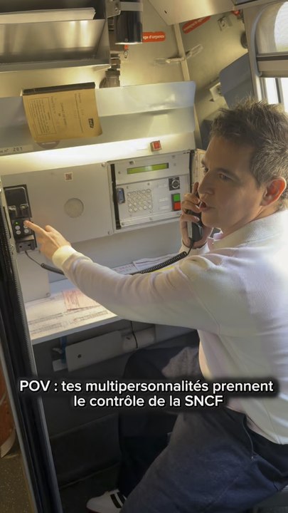J’ai pris possession de la sncf lol