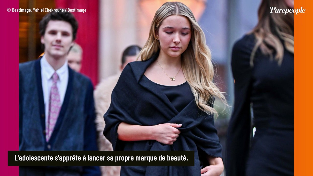 A 14 ans, Harper, la fille de Victoria et David Beckham suit les traces de ses parents et se lance dans un projet incroyable