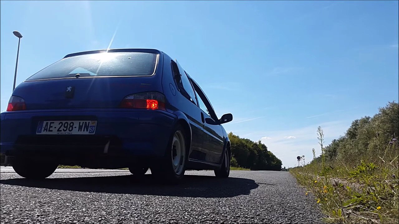 106 Rallye Iresa Gr.N Inox acceleration and sound