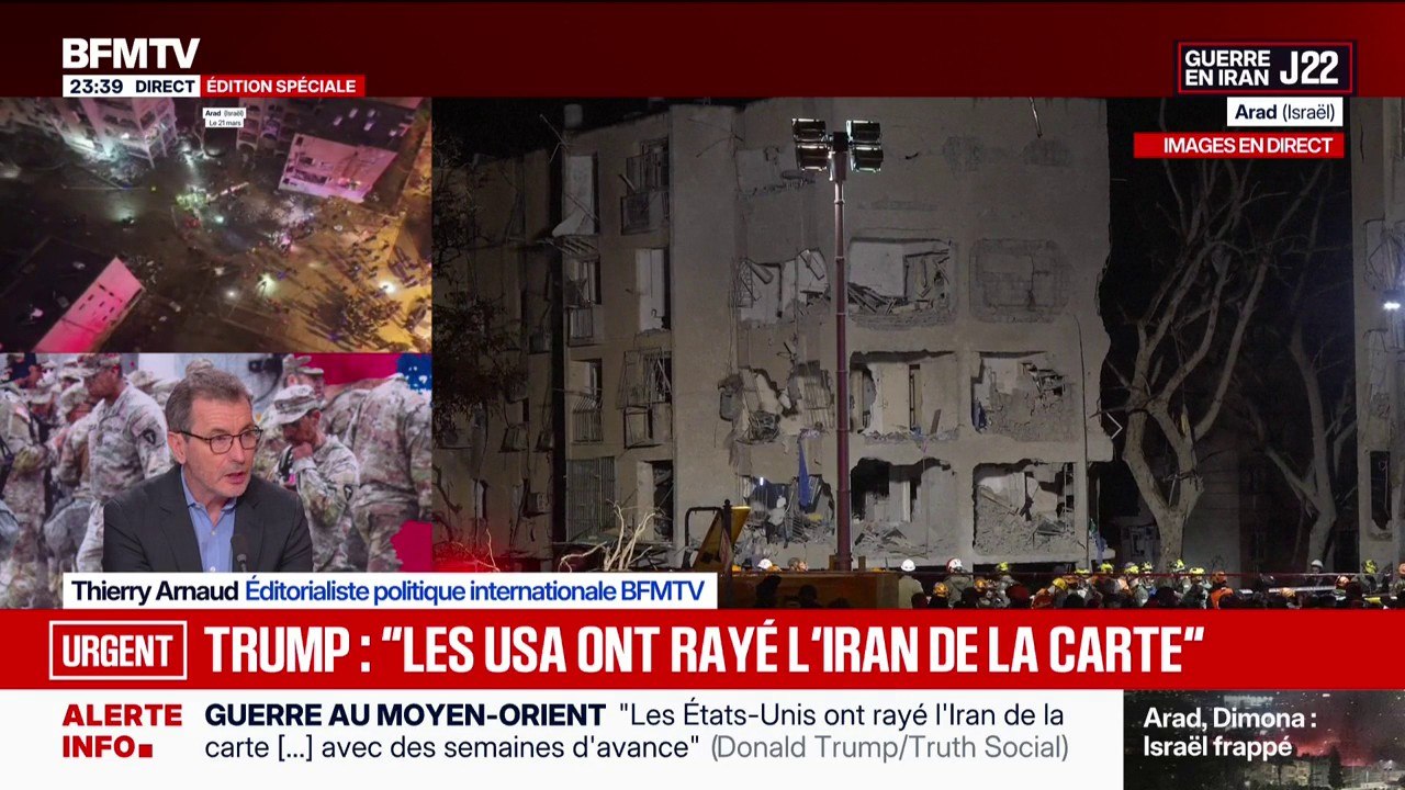 Guerre au Moyen-Orient : "Les États-Unis ont rayé l'Iran de la carte", affirme Donald Trump sur son réseau social