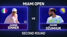 Sinner comfortably through to Miami third round