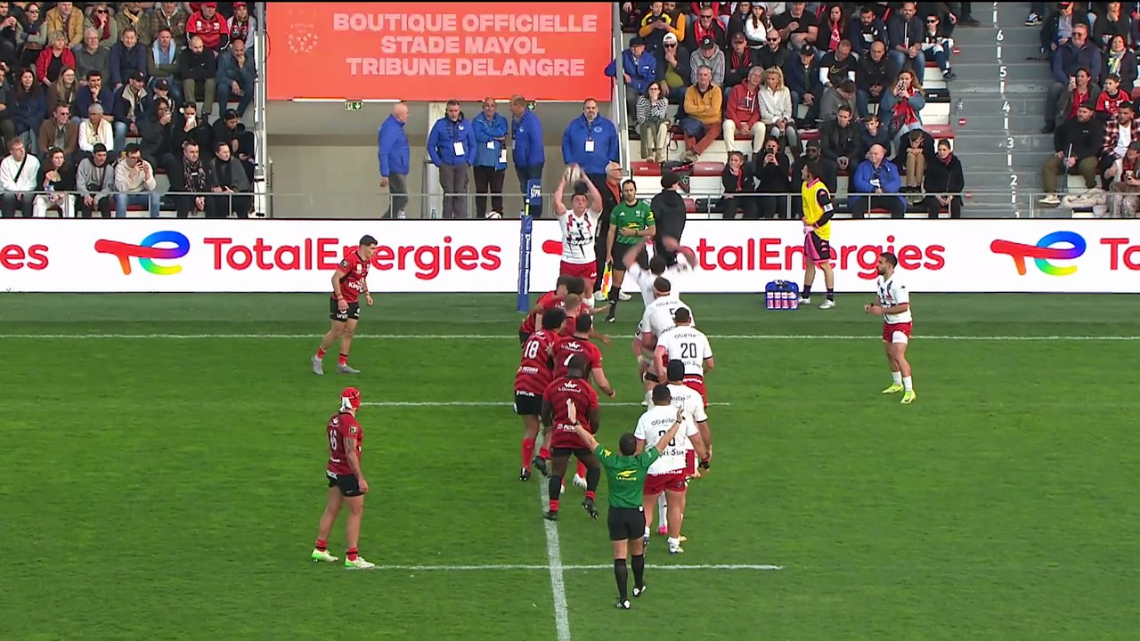 TOP 14 - Essai de Léo BARRE 2 (SFP) - RC Toulon - Stade Français Paris