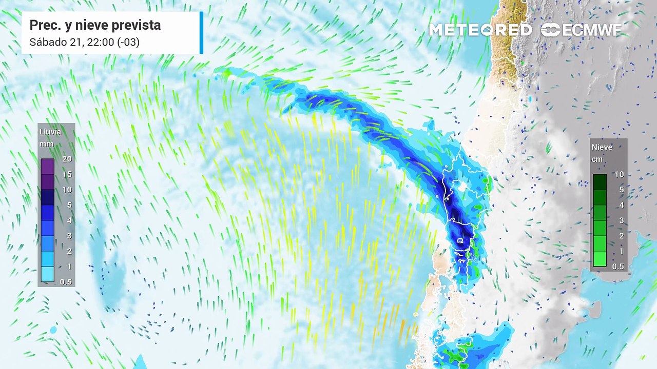 Lluvia prevista para las próximas horas en Santiago