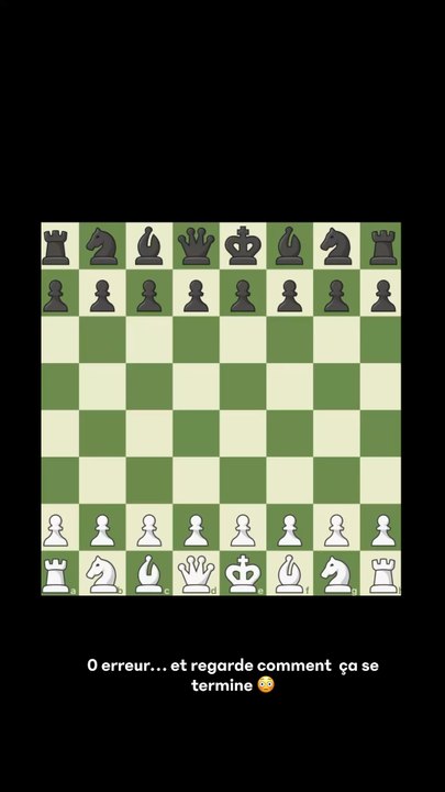 Partie parfaite ♟️ 0 erreur… et double dame pour finir 👑👑Tu aurais abandonné à sa place ?