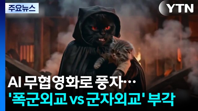 이번엔 AI 무협영화로 풍자...'폭군외교 vs 군자외교' 부각 / YTN