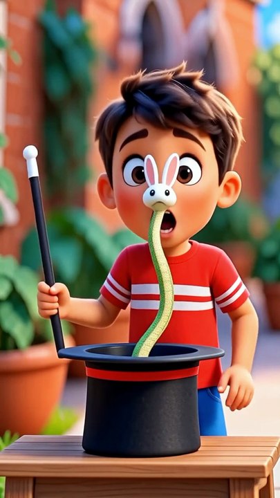 Magic trick fails 🎩 #funny #cartoon #comedy #shorts