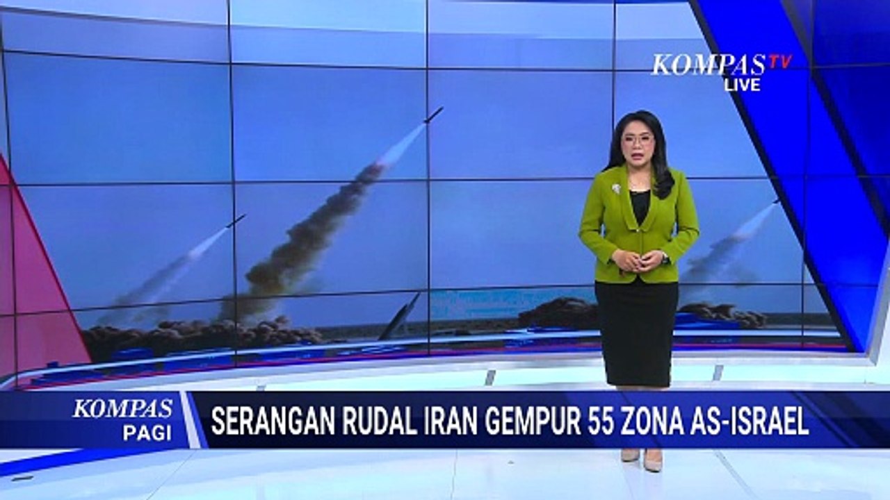 Serangan Tanpa Henti! Rudal Iran Gelombang ke-70 Meluncur, Picu Ledakan 55 Zona Israel-AS