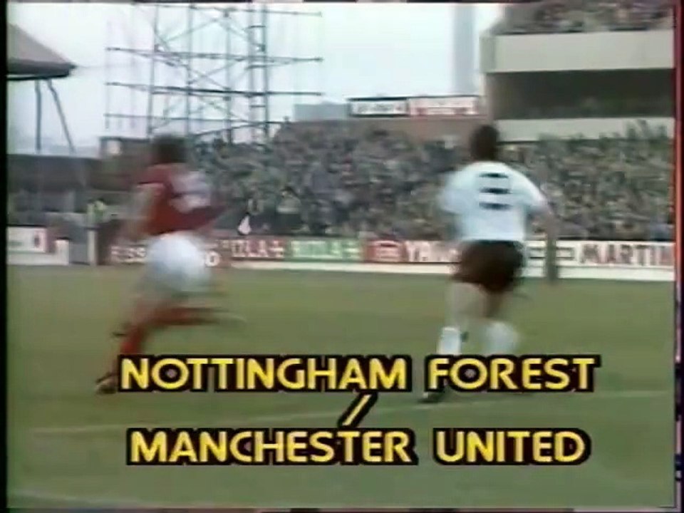 NOTTINGHAM FOREST - MANCHESTER UNITED - 1984 - SAISON 1984/1985 -