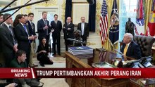 Sinyal Baru! Trump Pertimbangkan Akhiri Operasi Militer ke Iran, Tolak Gencatan Senjata
