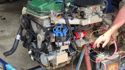 10. Full view of engine