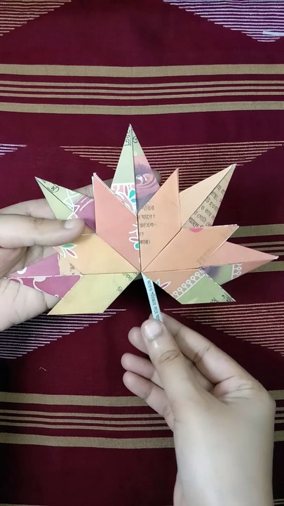 From Paper to Nature 🍁 | Easy Maple Leaf Origami