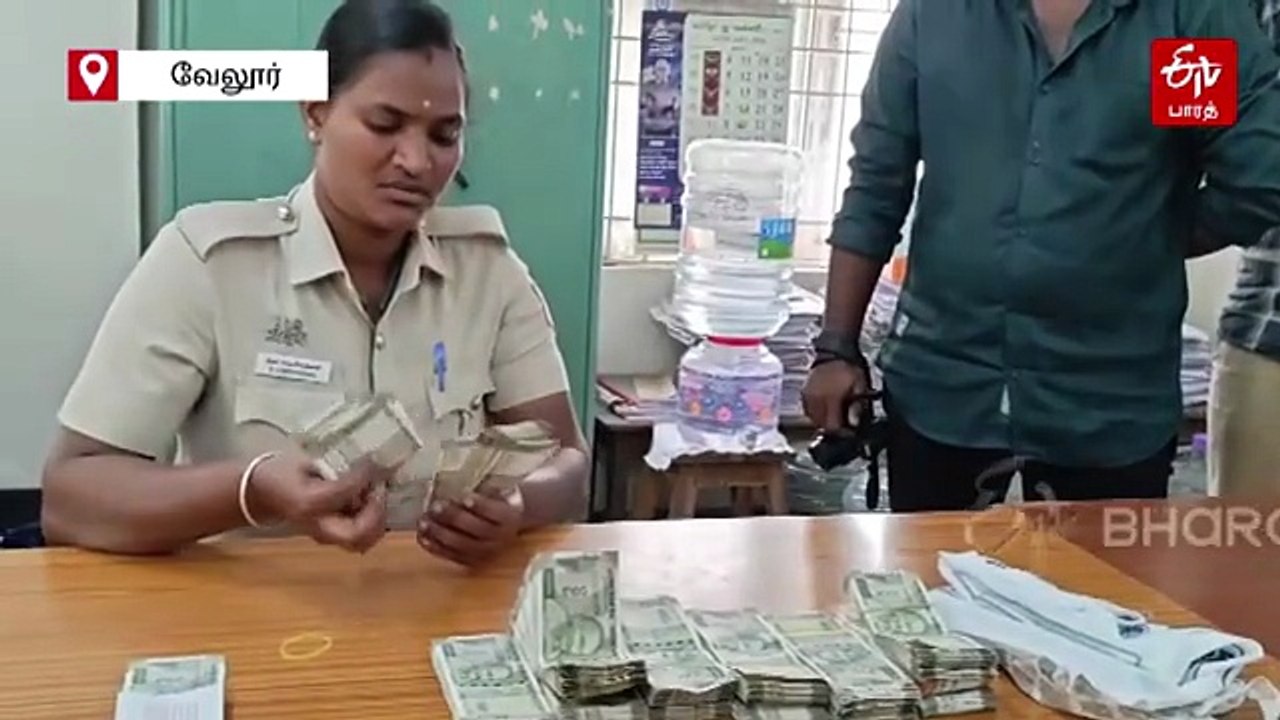 வேலூரில் ஆவணமின்றி எடுத்து வரப்பட்ட ரூ.6.85 லட்...