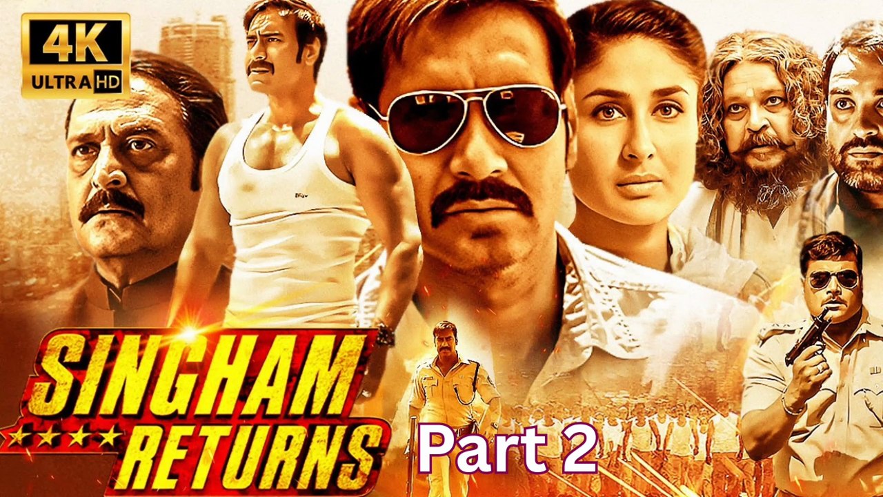 Singham Returns Full Movie Part 2 | Ajay Devgn Action Scene | Kareena Kapoor | Hindi Movie HD