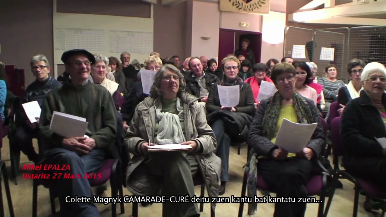 CAMARADE CURÉ EZ DUT NAHI Sur Les Pas De Colette Magny  au Pays Basque généalogie d'une chanson version basque 740