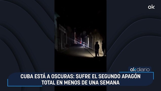 Cuba está a oscuras: sufre el segundo apagón total en menos de una semana