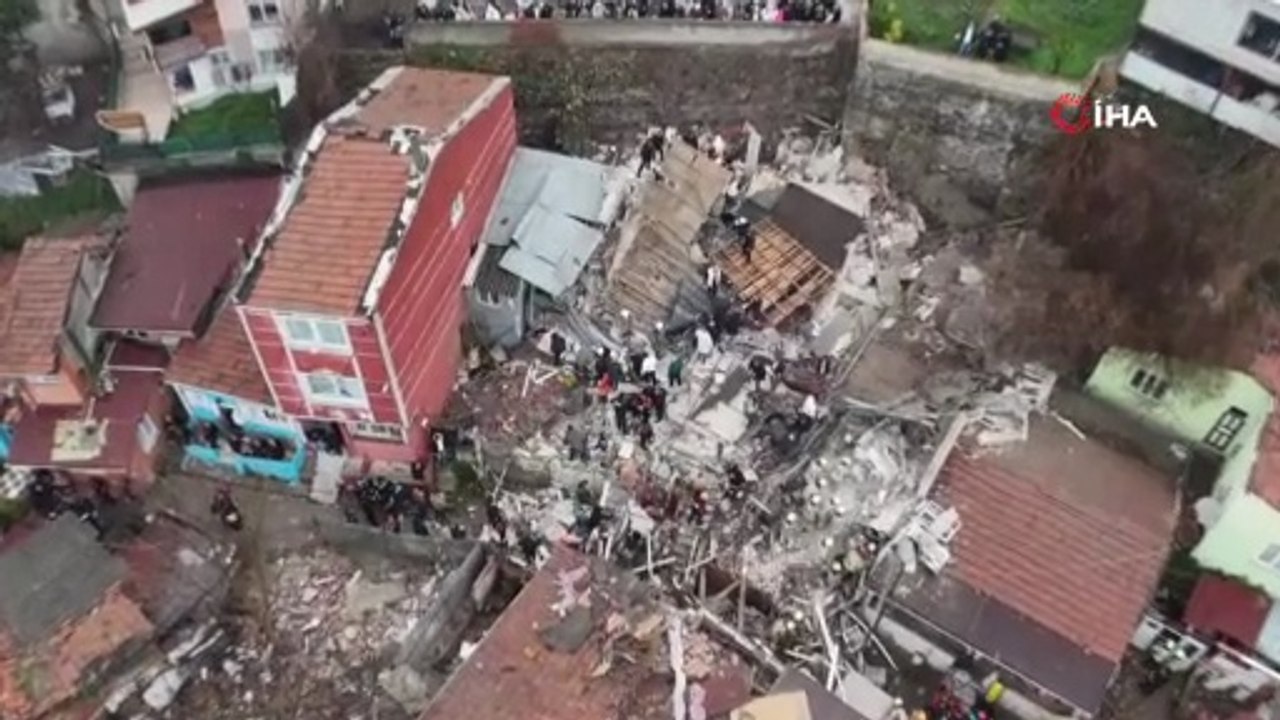 İstanbul'da Fatih’te patlama sonrası 2 bina çöktü: 3 kişi kurtarıldı, 2 kişi aranıyor!