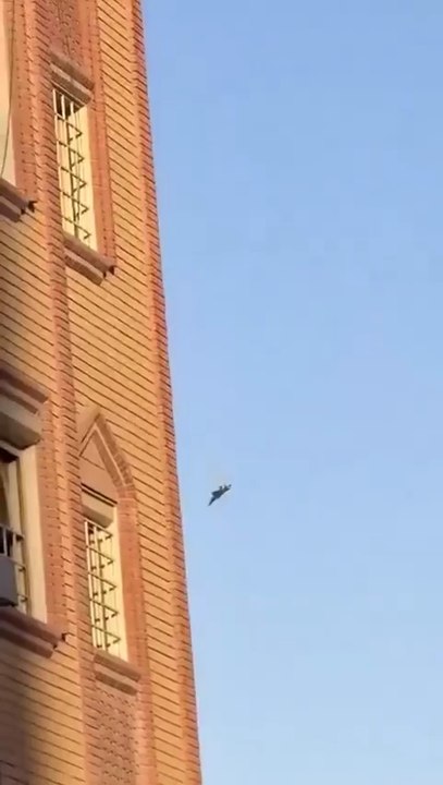 F-15 Fighter Jet Shot Down Over Kuwait | Dramatic Aerial Interception Footage