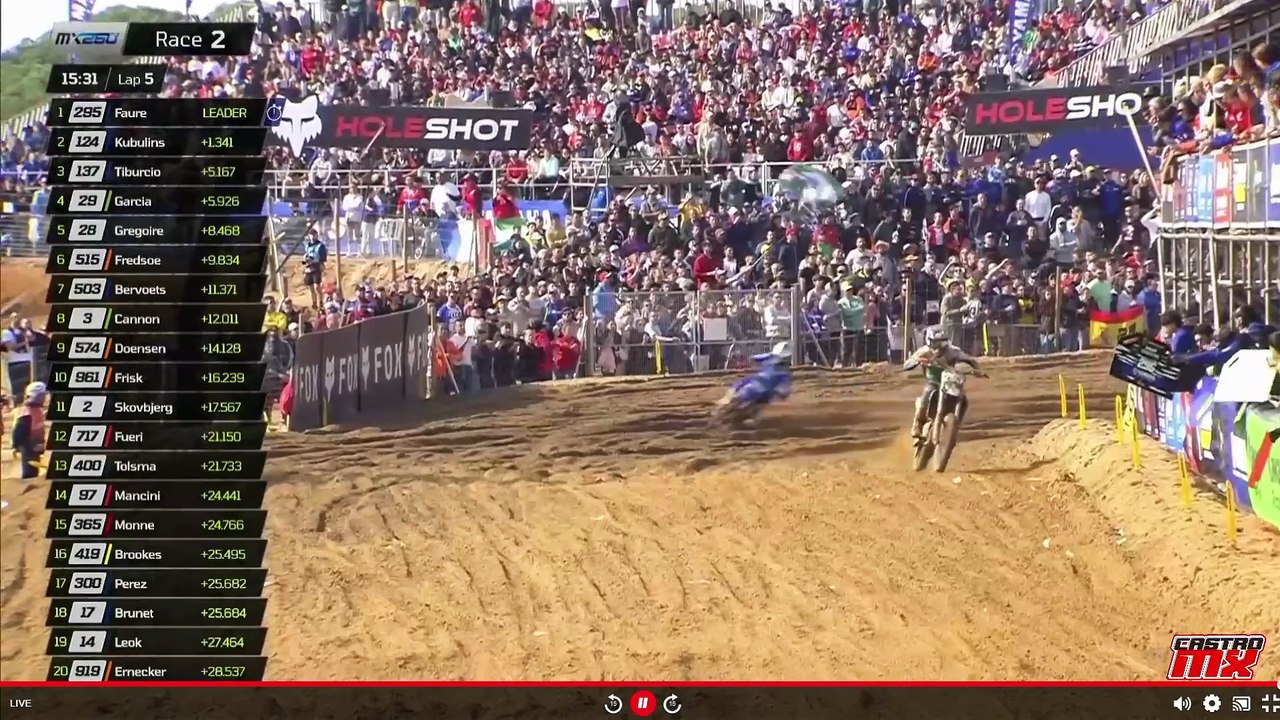 26- MX ETAPA 2 - ESPANHA -  CORRIDA 2  250 EMX
