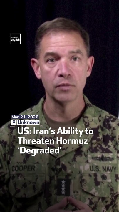 US: Iran’s Ability To Threaten Hormuz ‘Degraded’