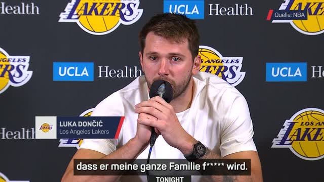 Doncic erklärt Ausraster: 'Hat meine Familie beleidigt'