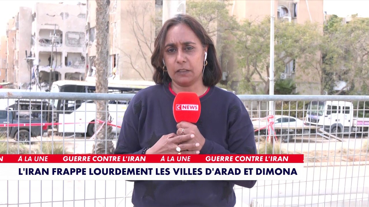 Israël : l'Iran frappe lourdement les villes d'Arad et Dimona