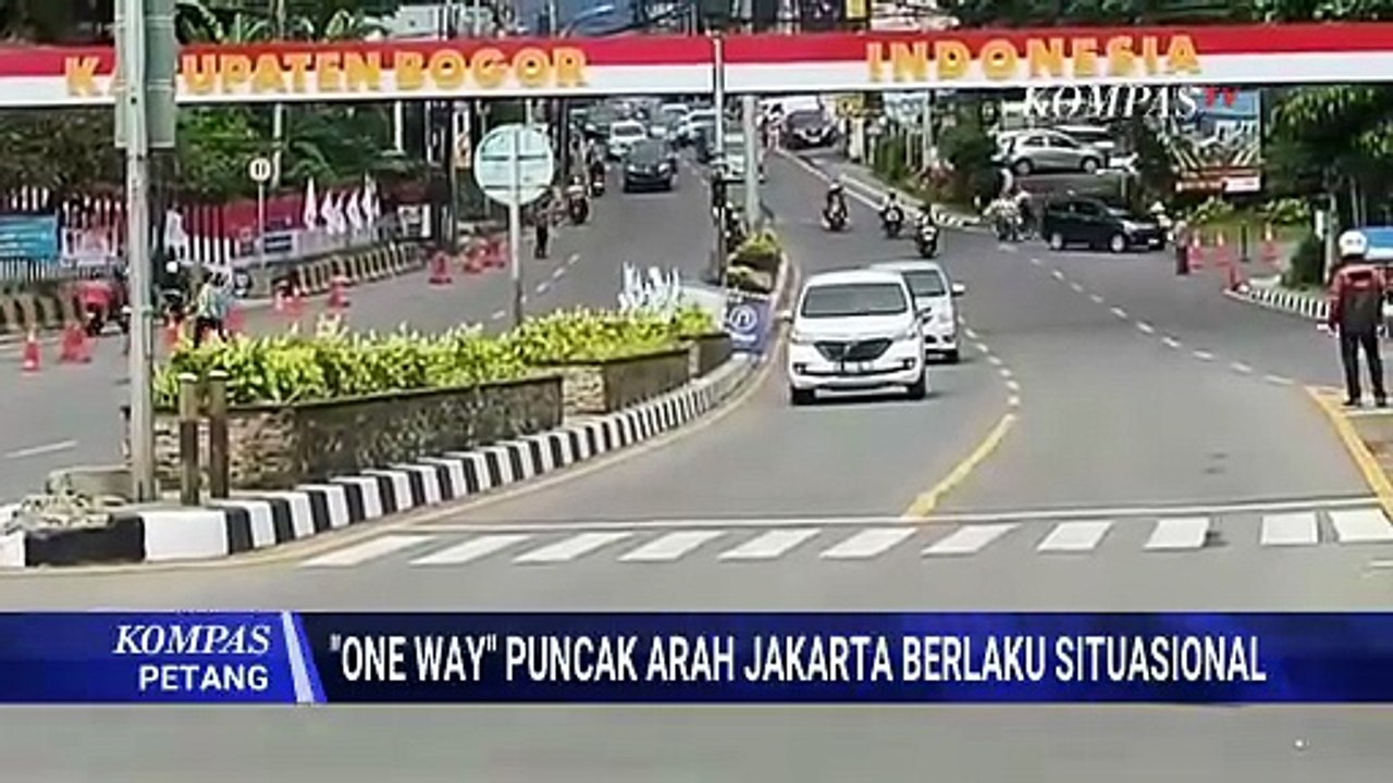 'One Way' Jalur Puncak Bogor arah Jakarta Diberlakukan Situasional | 22 MARET 2026