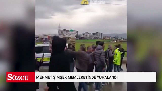 Mehmet Şimşek memleketinde yuhalandı