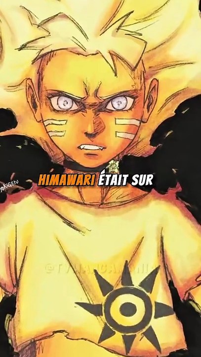HIMAWARI  PLUS FORTE QUE LE MODE BARYON  naruto anime boruto borutotwobluevortex #naruto #narutoshippuden #boruto #hinata #anime