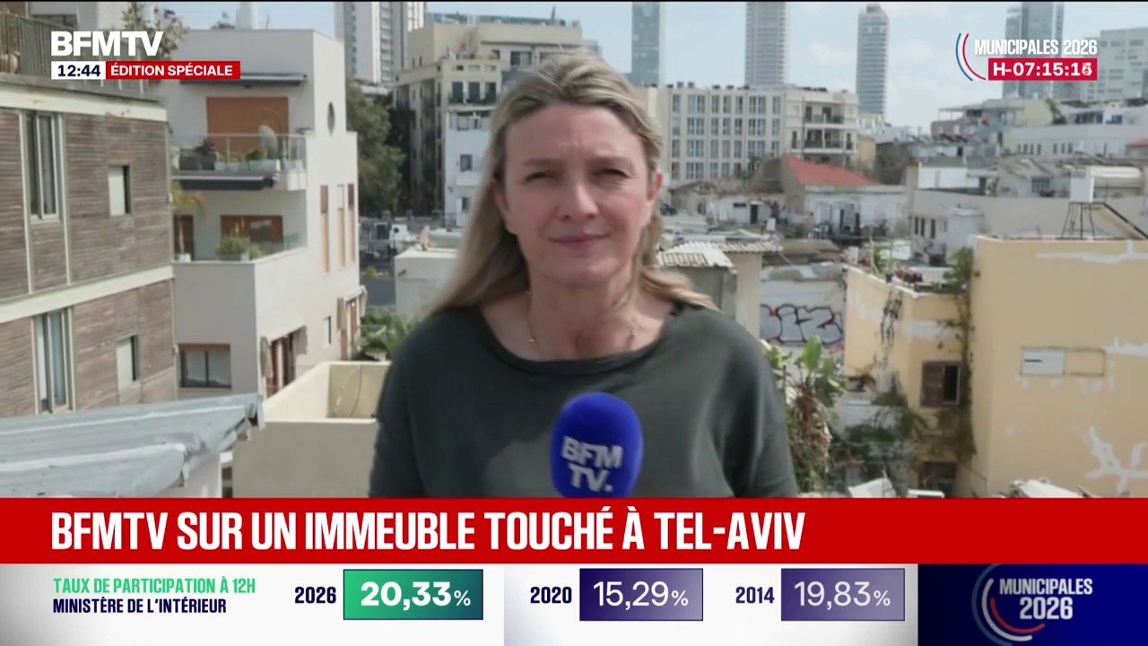 Guerre au Moyen-Orient: Tel-Aviv touché par un missile, BFMTV sur place