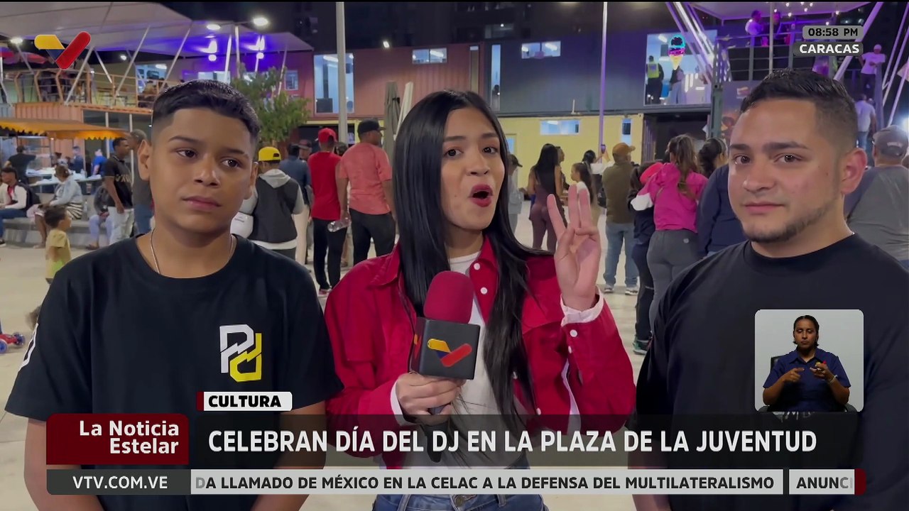 Caracas | Artistas venezolanos celebraron el Día del DJ en la Plaza de la Juventud